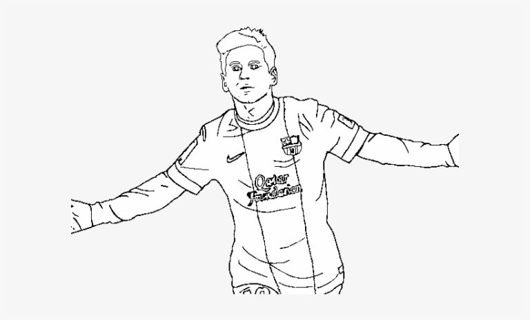 Soccer Coloring Pages Messi