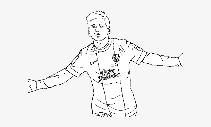 Download Soccer Star Messi Coloring Pages Imagem Messi Para Colorir