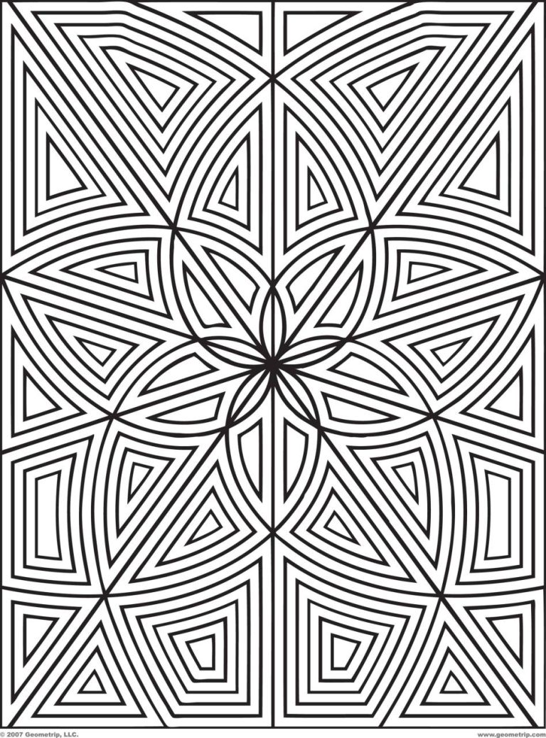 Coloring Pages Geometric