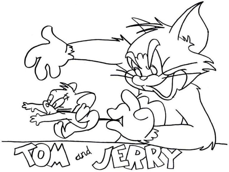 Tom And Jerry Colouring Pages Pdf