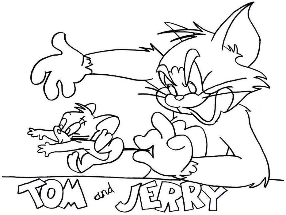 Free Printable Tom and Jerry Coloring Pages PDF Free Coloring Sheets