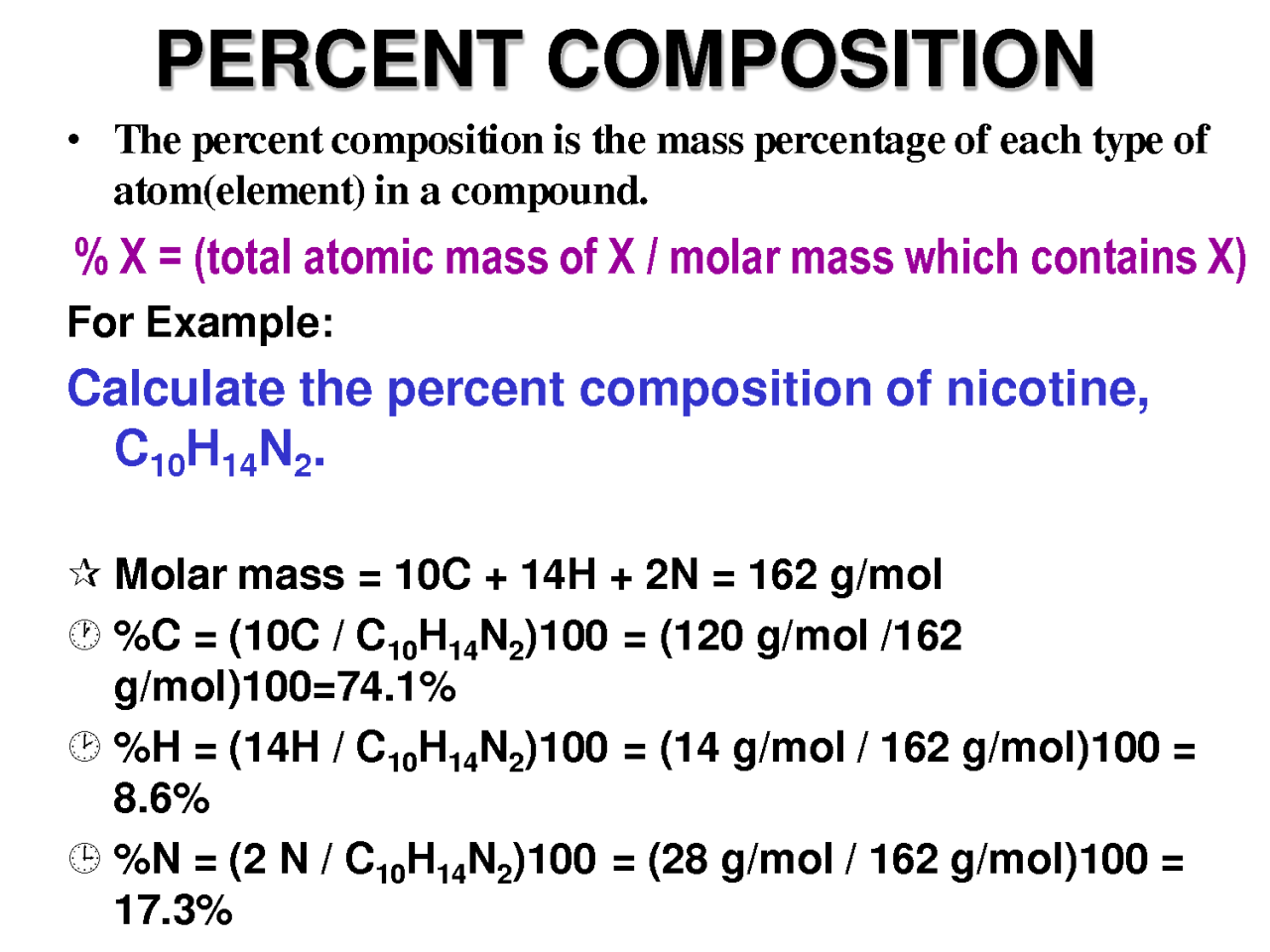 Percentage Composition By Mass Worksheet Answers