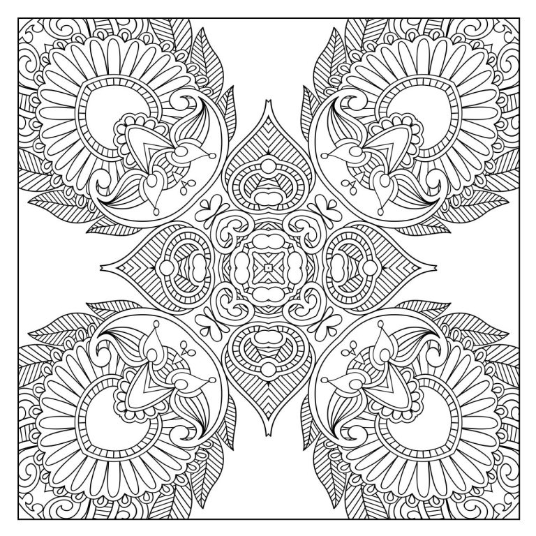 Coloring Pages With Instructions