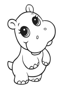 Free & Easy To Print Baby Animal Coloring Pages in 2020 Animal
