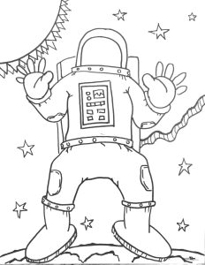 Astronaut Coloring Page Malvorlagen, Gestalten, Vorlagen