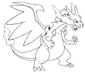 Charizard coloring pages to download and print for free