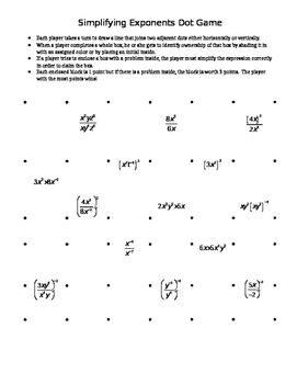8th Grade Zero And Negative Exponents Worksheet Answers