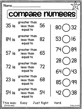 Free Printable Ordering Numbers Worksheets 1st Grade