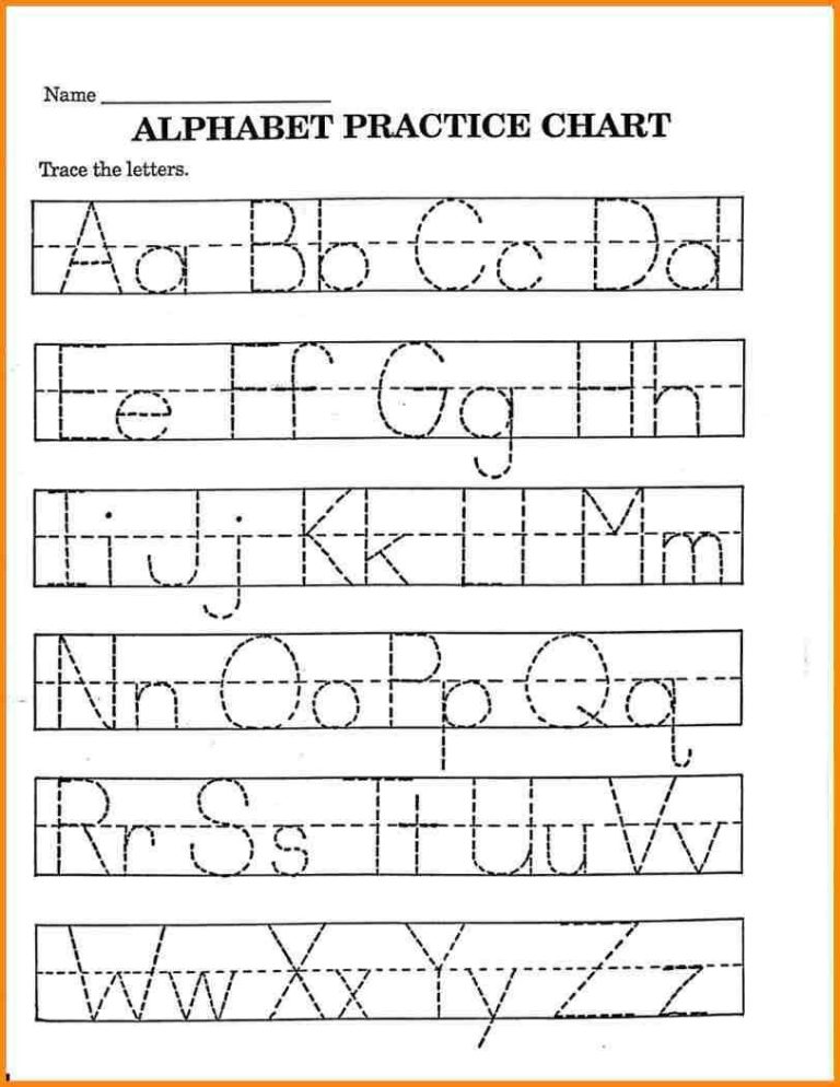 Free Printable Preschool Worksheets Letters