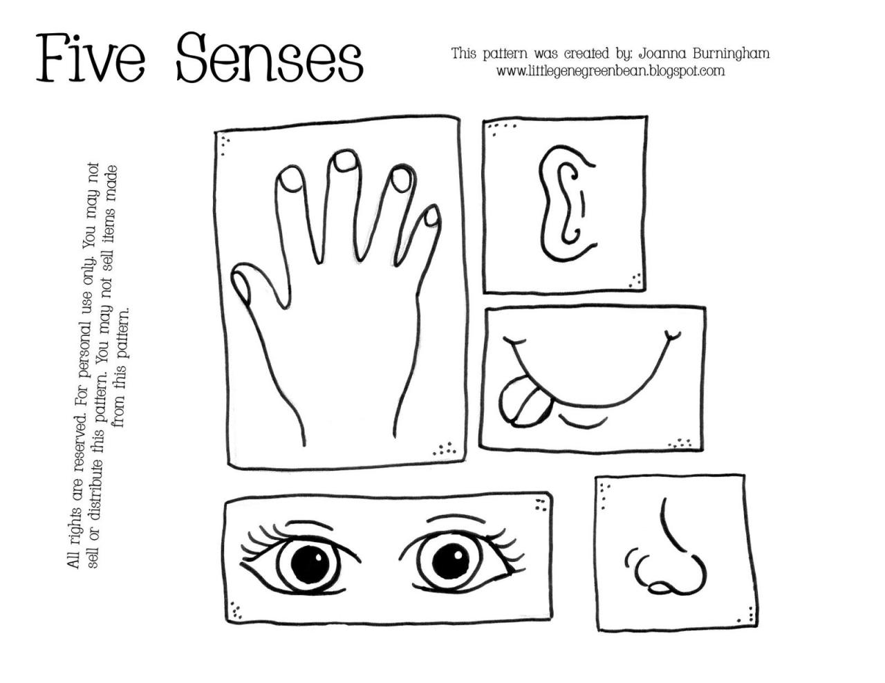 Free Five Senses Worksheets For Preschoolers