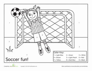 Sports Worksheets For Toddlers