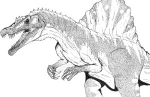 Spinosaurus coloring pages to download and print for free