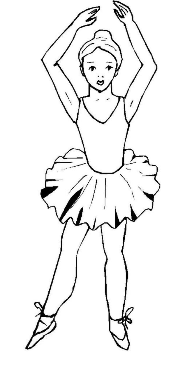 Ballet Coloring Pages For Girls PDF Ballerina
