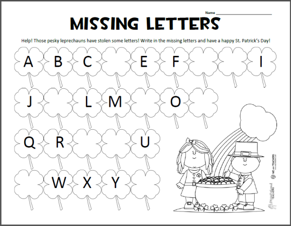 Letter Recognition Worksheets For Kindergarten Pdf