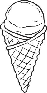 Printable Ice Cream Cone Coloring Page for Kids SupplyMe