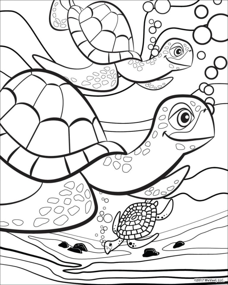Turtle Coloring Pages Crayola