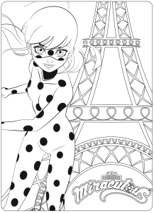 Ladybug And Cat Noir Coloring Pages Ladybug