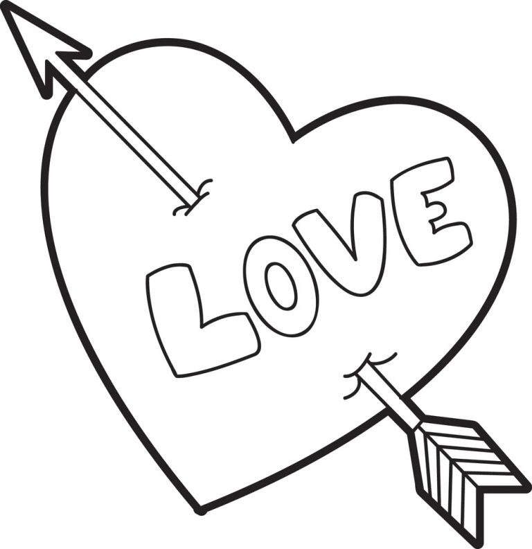 Coloring Heart Pages