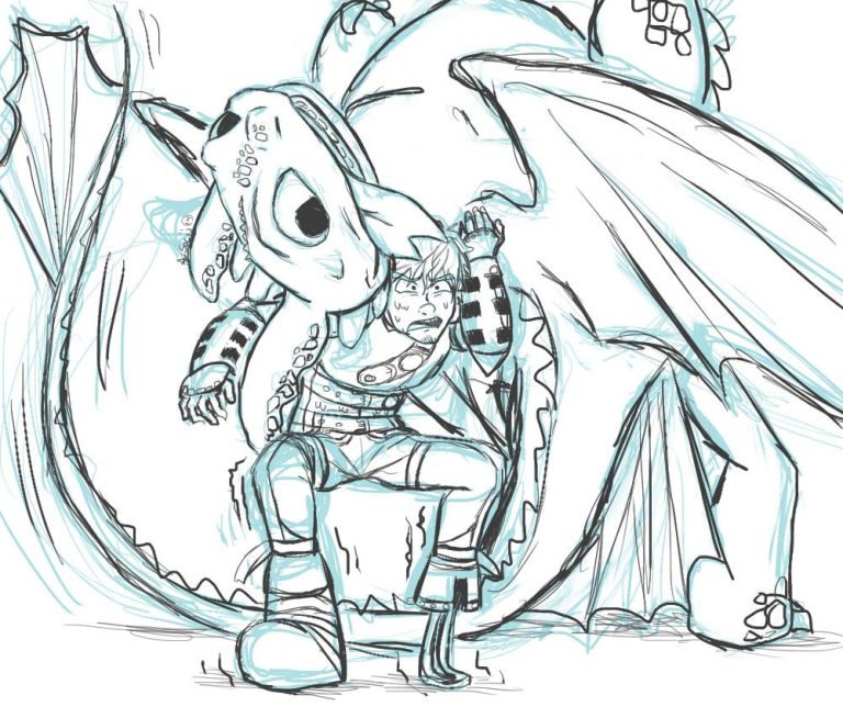 How To Train Your Dragon Coloring Pages Death Song
