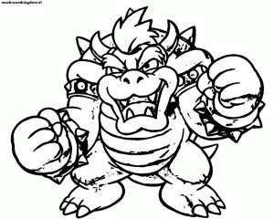 Dry Bowser Coloring Pages Coloring Home