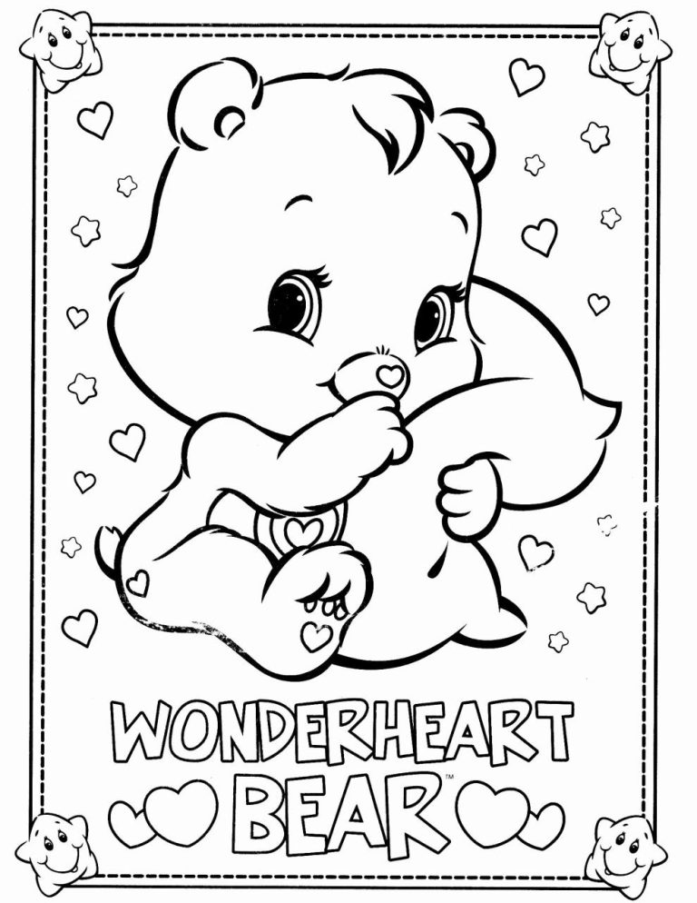 Care Bear Coloring Pages Pdf