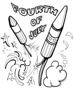 Free 4th of July Coloring Pages Tuxedo Cats and Coffee