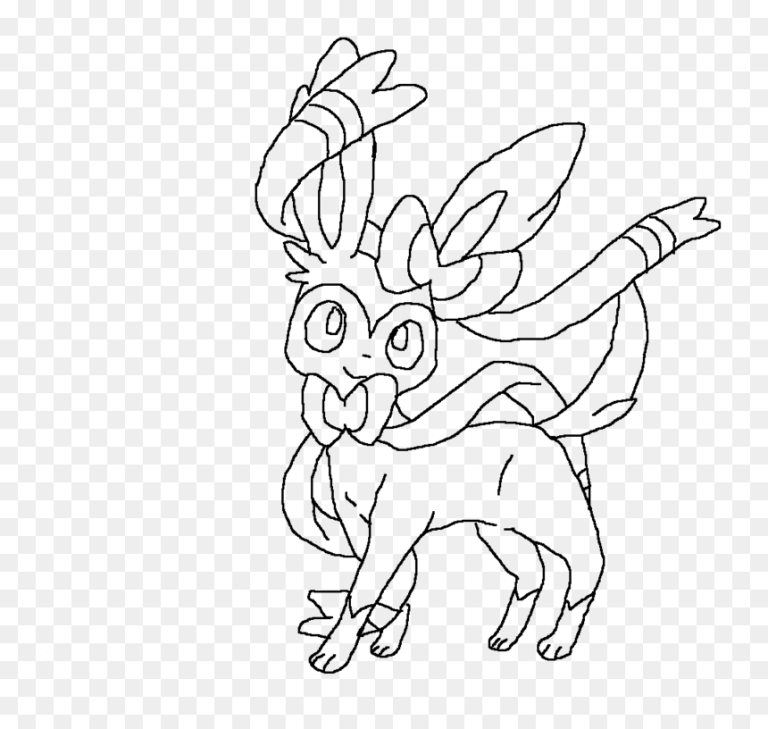 Eevee Evolutions Coloring Pages