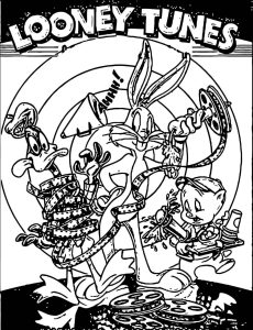 Looney Tunes Golden Collection The Looney Tunes Show Coloring Page