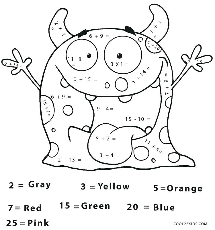 Math Coloring Pages 5Th Grade