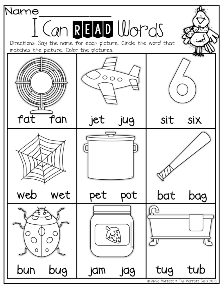 Easy Language Worksheets For Preschoolers