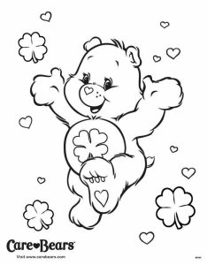 Good Luck Bear coloring page Care Bears Pinterest Coloring pages