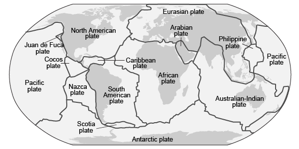 6th Grade Plate Tectonics Map Worksheet