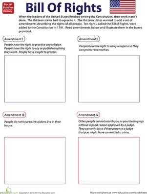 Bill Of Rights Worksheet Pdf Answers
