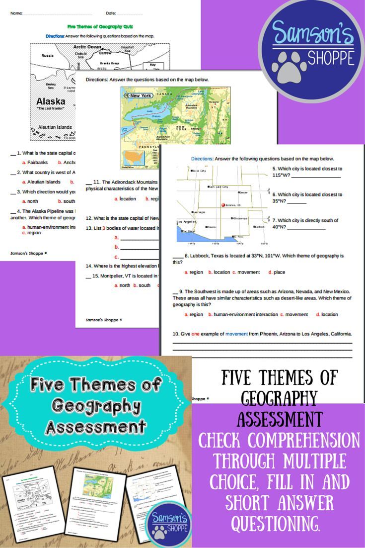 5 Themes Of Geography Worksheet Part 1 Answers