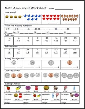 Math For Special Education Worksheets