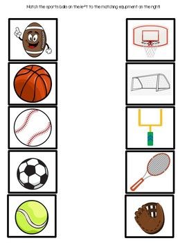 Free Printable Sports Worksheets For Kids