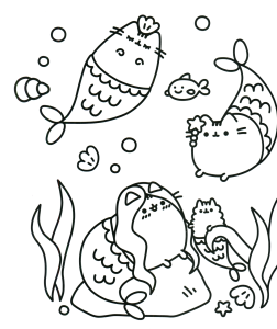 Pusheen Coloring Book Pusheen Pusheen the Cat Unicorn coloring pages