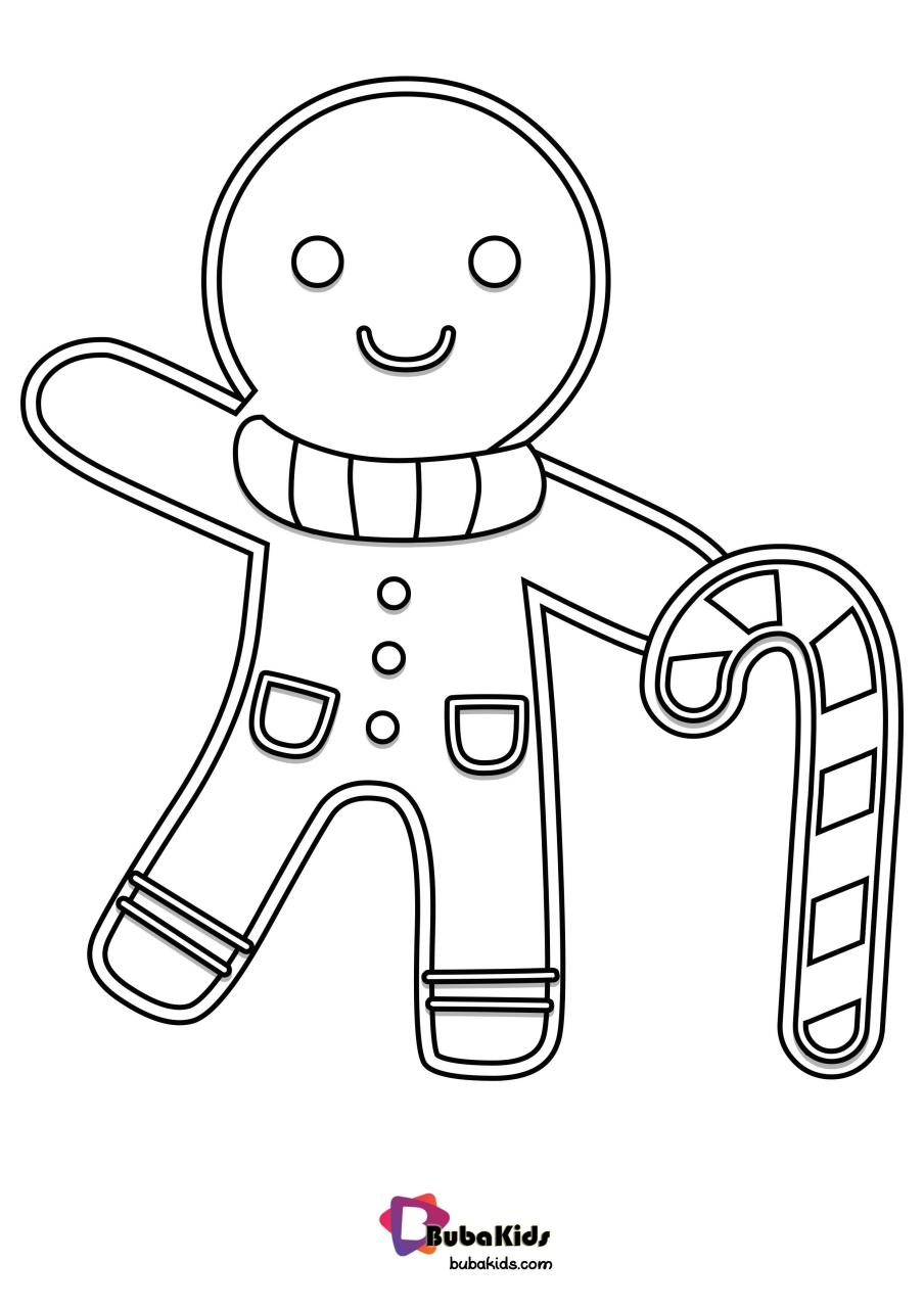 EDUCATORS EBOOKS Gingerbread Man Coloring Page Printable