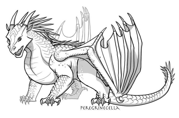 Wings Of Fire Coloring Pages Baby