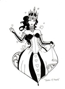 Gift Sketch Queen of Hearts by on