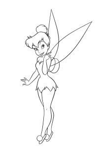 Tinkerbell Coloring Pages Tinkerbell coloring pages, Horse coloring