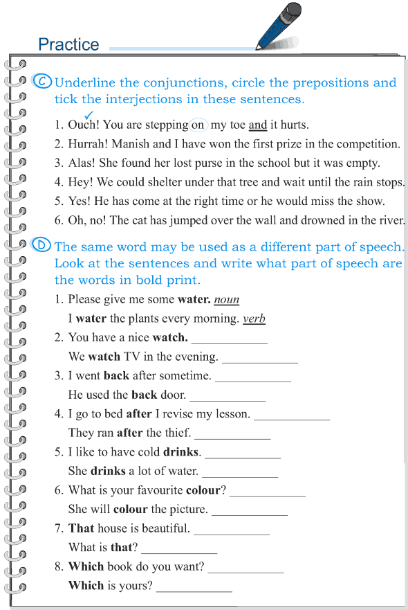 Grade 5 Student Class 5 English Grammar Worksheets With Answers