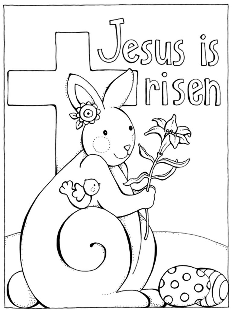 Coloring Pages For Easter Religious