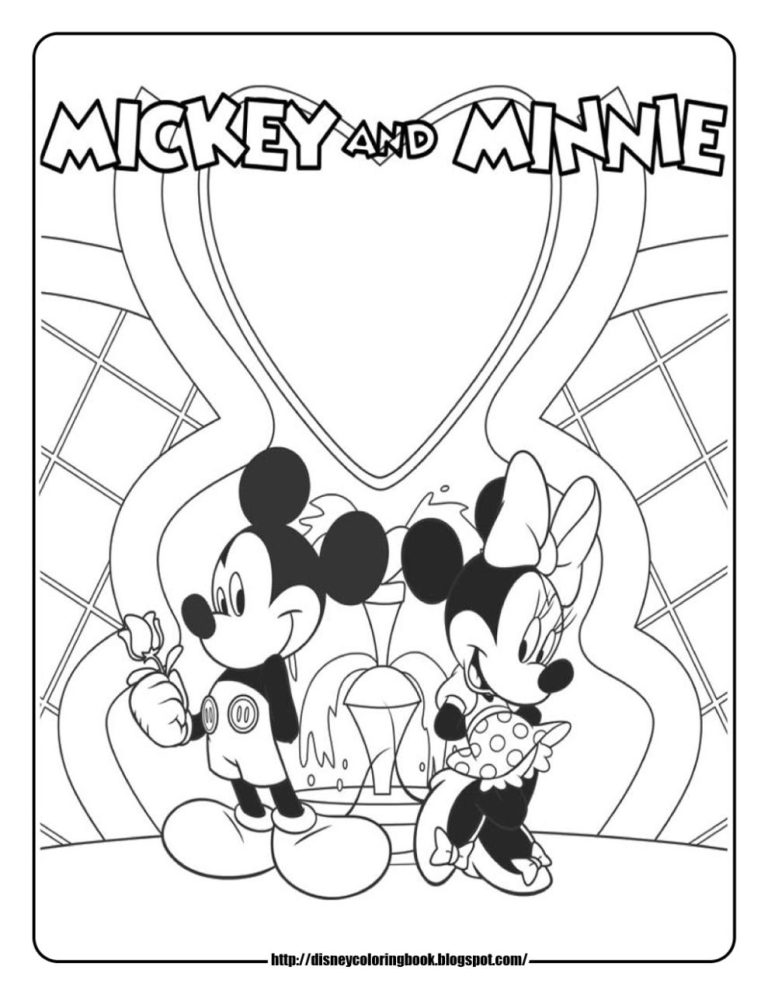 Mickey Mouse Clubhouse Colouring Pages To Print