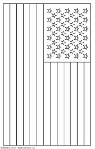 American flag coloring pages to download and print for free