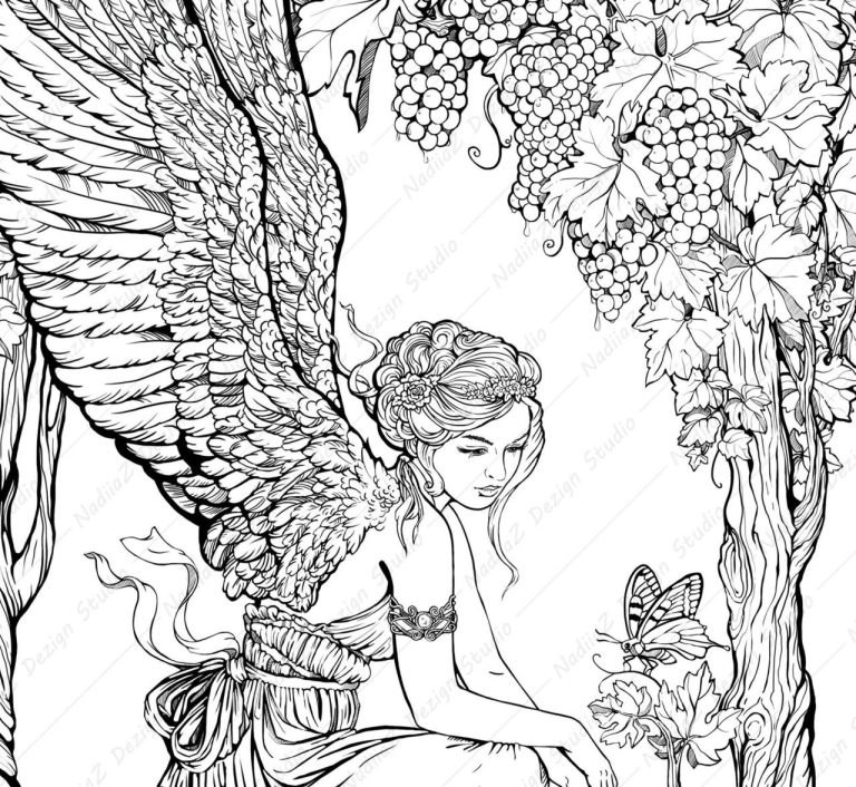 Angel Coloring Pages Pdf