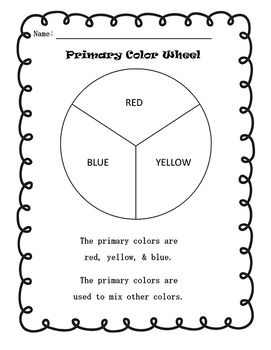 Color Theory Wheel Worksheet Answer Key