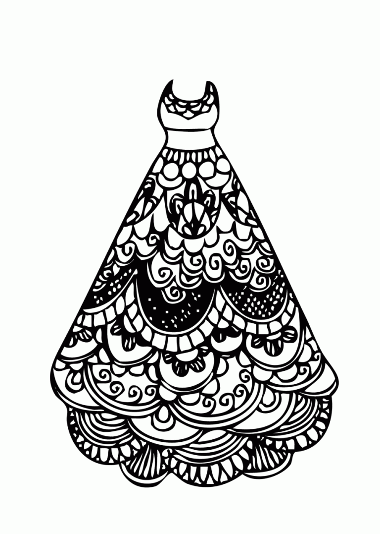 Clothing Coloring Pages Printables