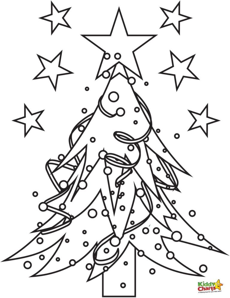 Grinch Christmas Tree Coloring Page
