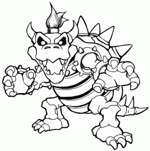 Bowser Jr Coloring Pages Printable High Quality Coloring Pages